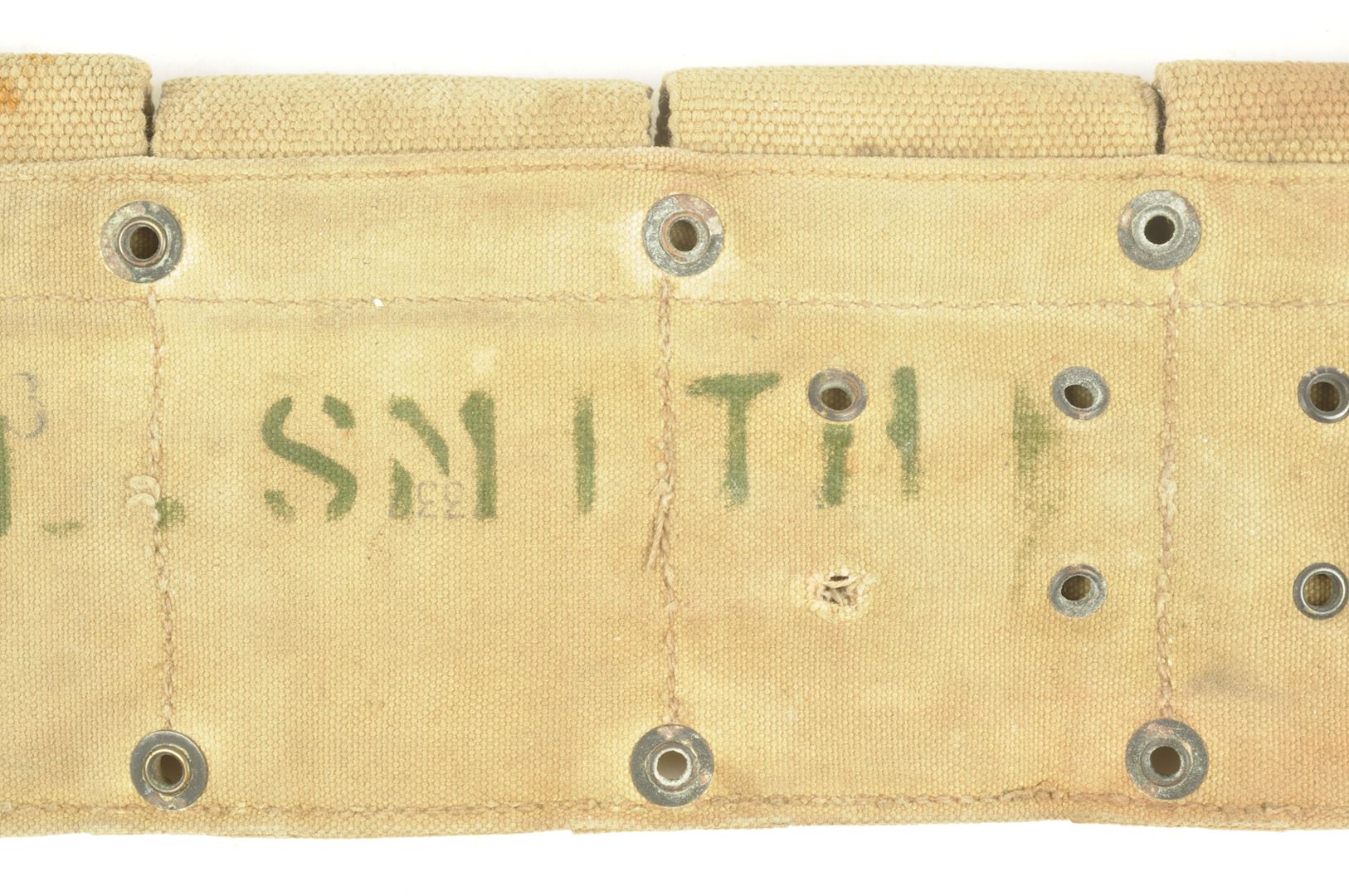 Ensemble ceinturon M1910 / pochette à pansement Nominatif