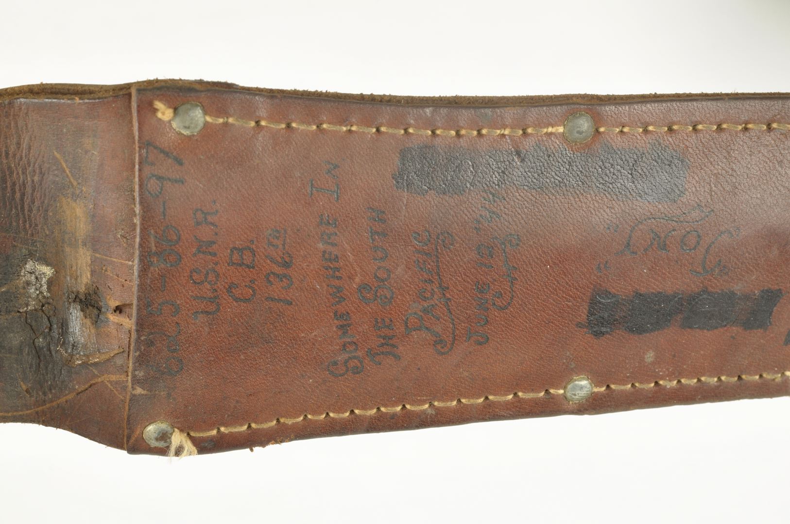 Couteau Cattaraugus 225 Q / identifié SEABEES PACIFIQUE