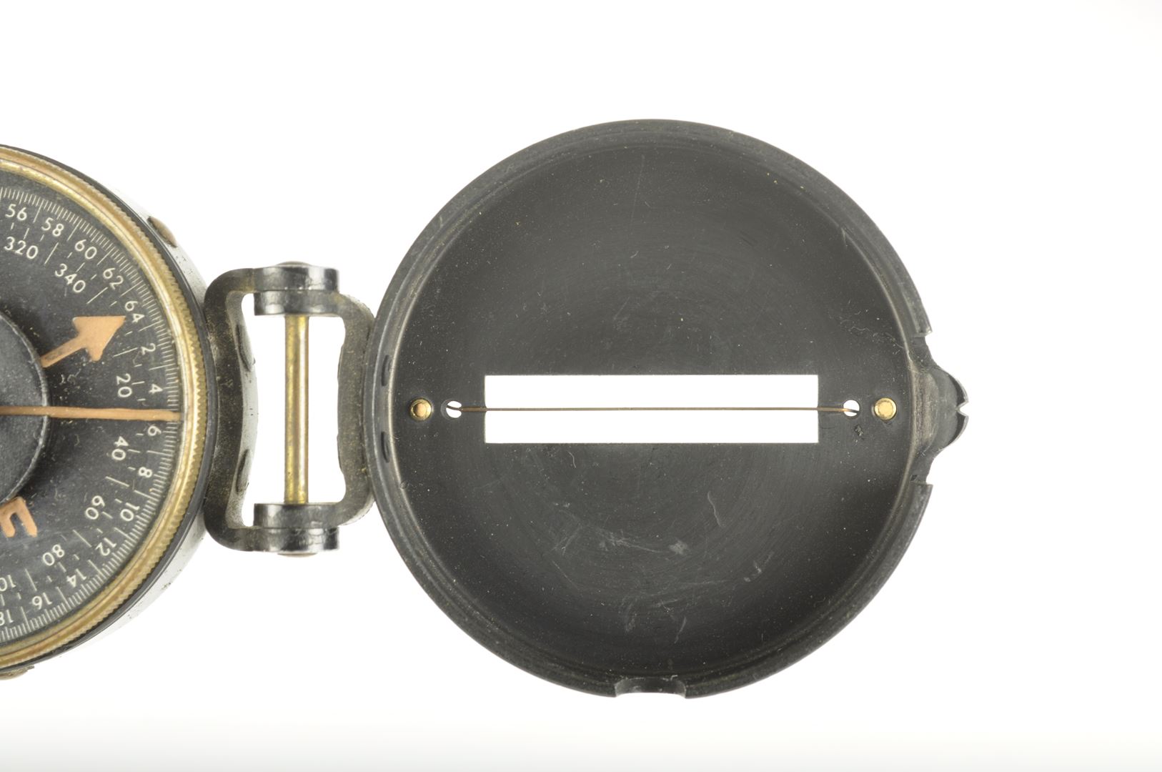 Boussole de marche "Terrain" W & L.E GURLEY TROY N.Y USA. avec pochette imprégnée