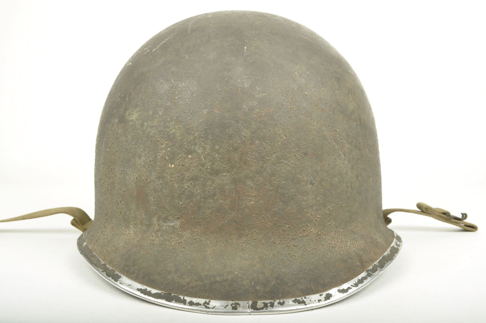 Casque US M1 pattes fixes Nominatif et son sous casque Firestone / Offemont