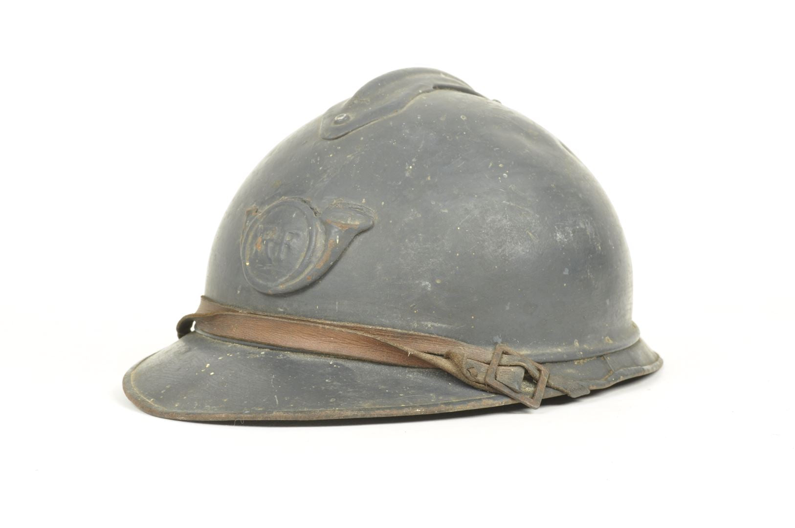 Casque Adrian de Chasseurs modèle 1915  sorti de grenier / Nominatif