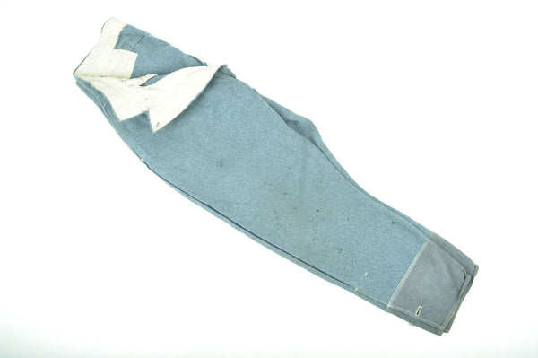 Culotte troupe en drap bleu horizon datée 1918