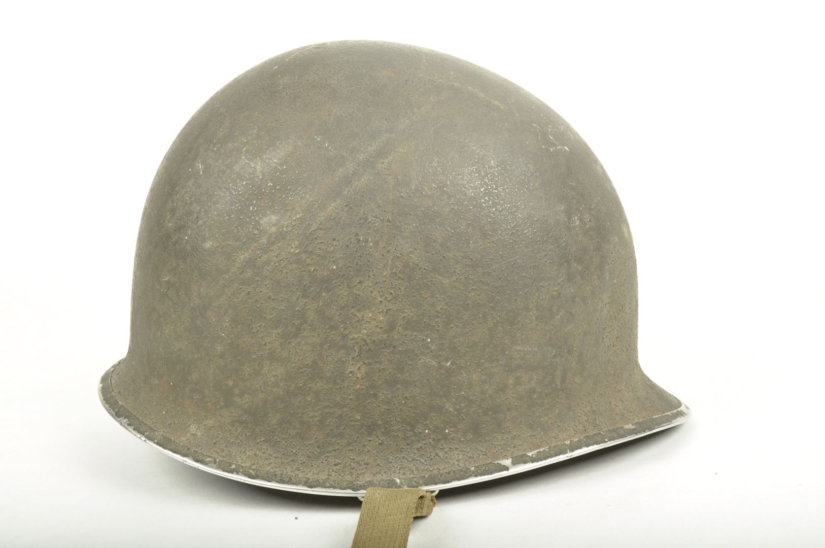 Casque US M1 pattes fixes Nominatif et son sous casque Firestone / Offemont