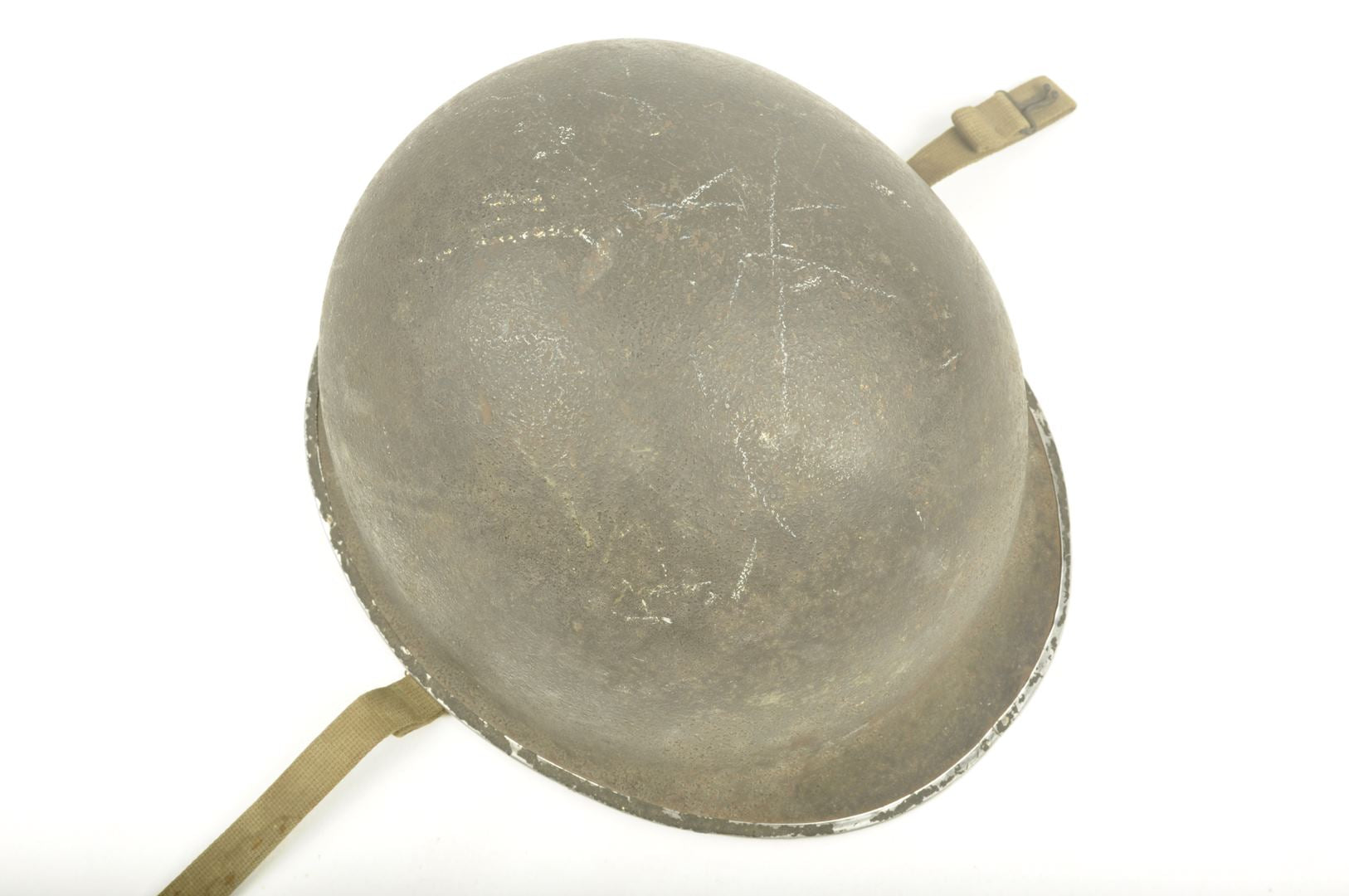 Casque US M1 pattes fixes Nominatif et son sous casque Firestone / Offemont