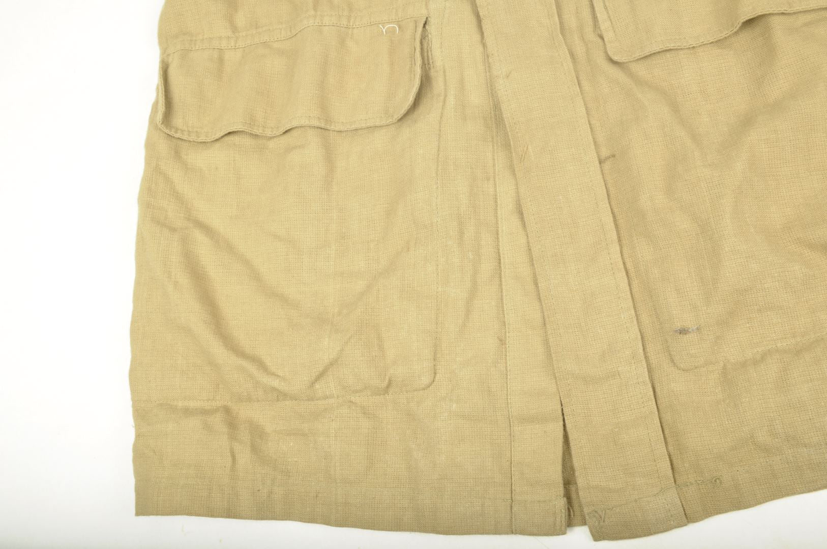 Vareuse tropicale "Bush Jacket" en Aertex datée 1943 / 43 RIC