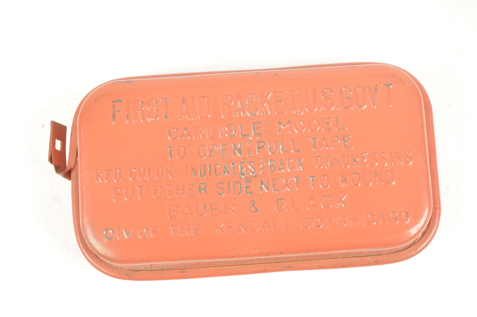 Pochette à pansement matriulée datée 1942 + pansement