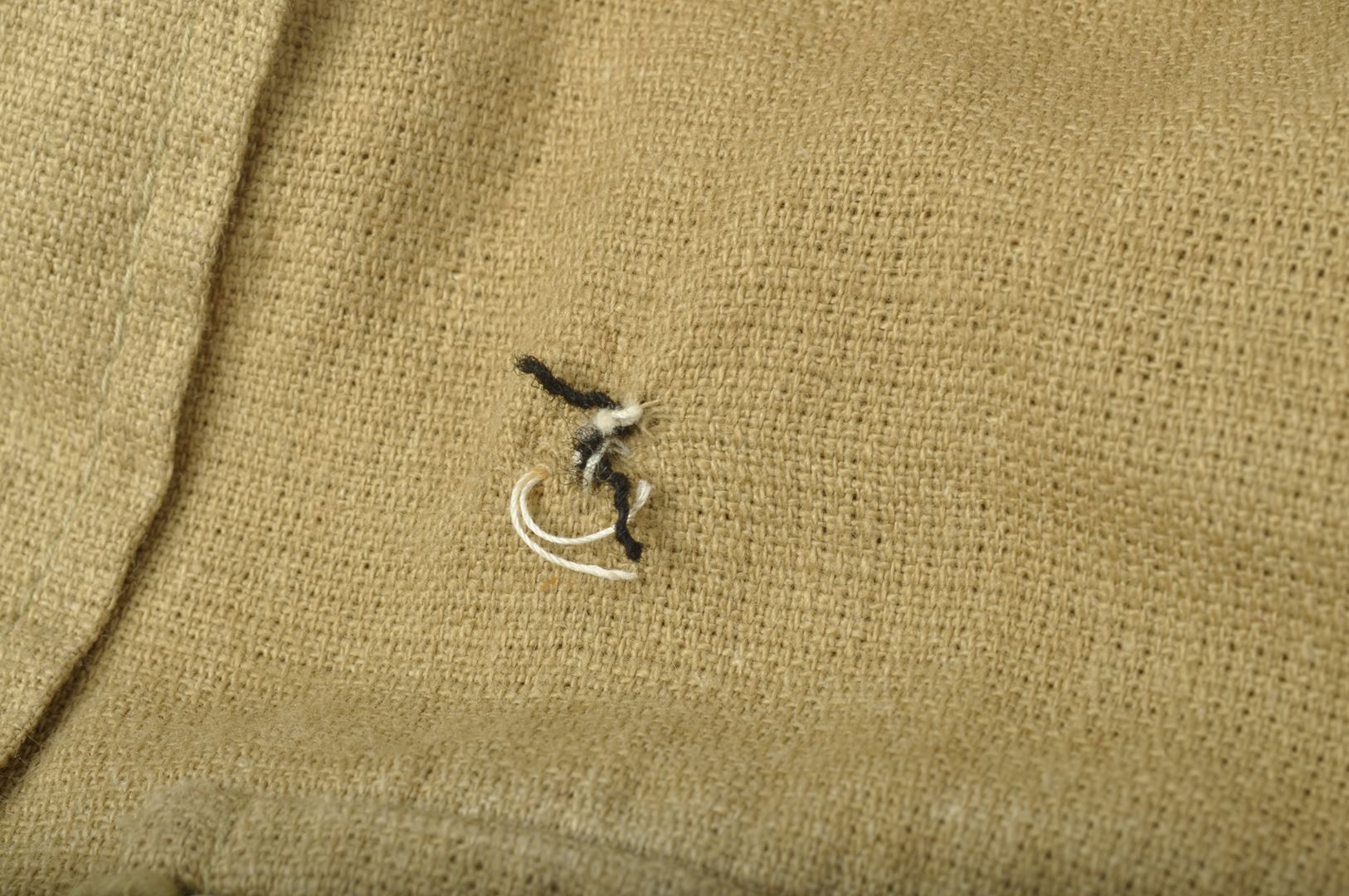 Vareuse tropicale "Bush Jacket" en Aertex datée 1943 / 43 RIC