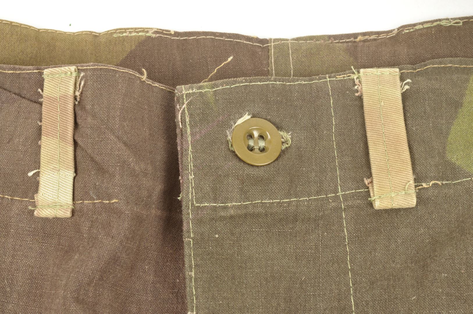 Pantalon camouflé Anglais Windproof daté 1943 modifié Extrême Orient
