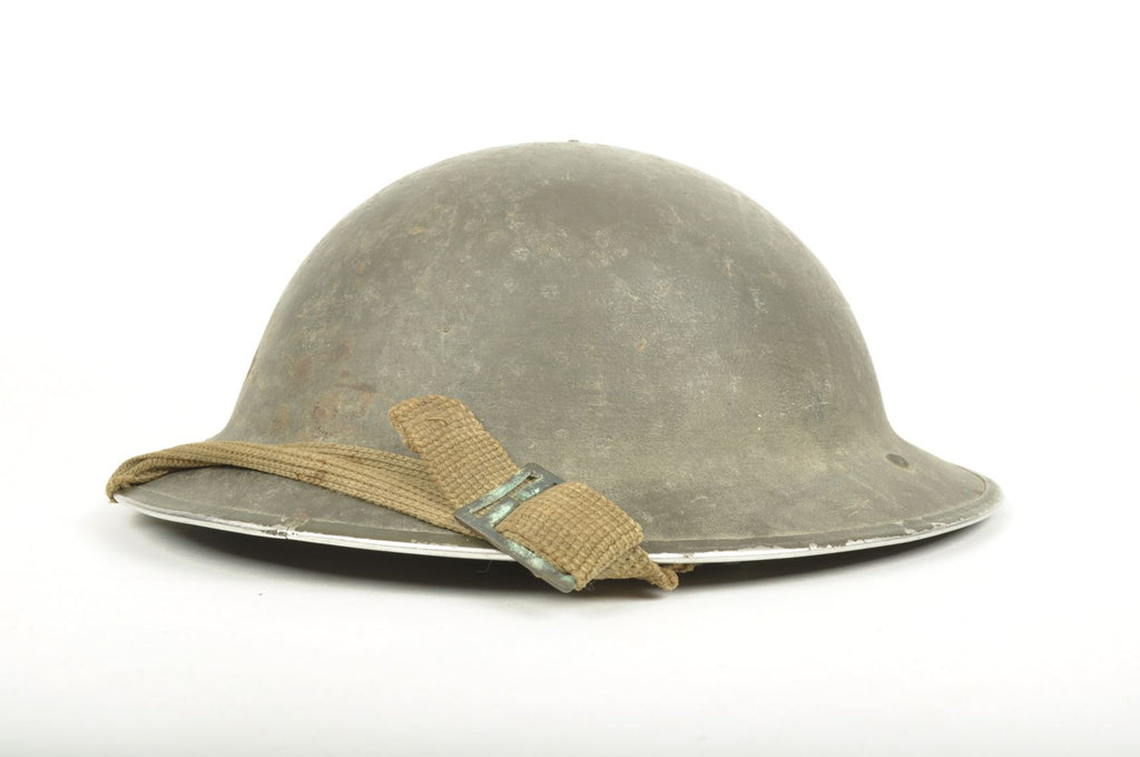 Casque Britannique MKII daté 1940 Nominatif / Pont-Audemer