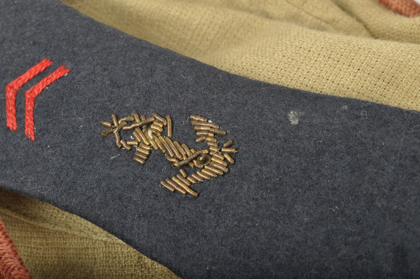 Vareuse tropicale "Bush Jacket" en Aertex datée 1943 / 43 RIC