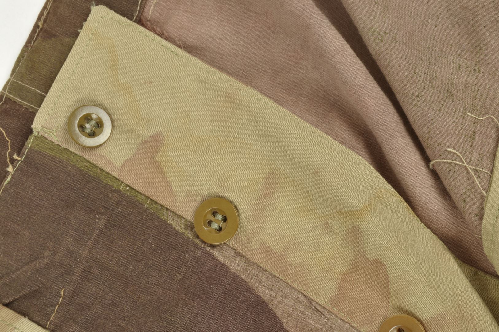 Pantalon camouflé Anglais Windproof daté 1943 modifié Extrême Orient