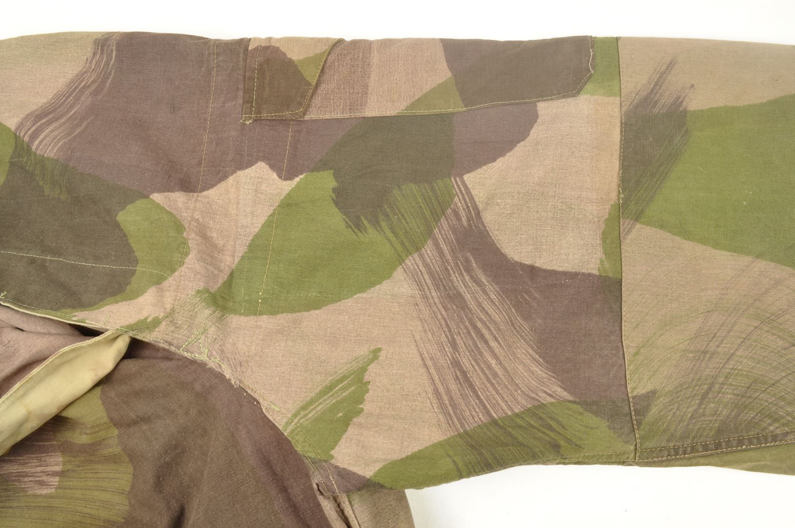 Pantalon camouflé Anglais Windproof daté 1943 modifié Extrême Orient