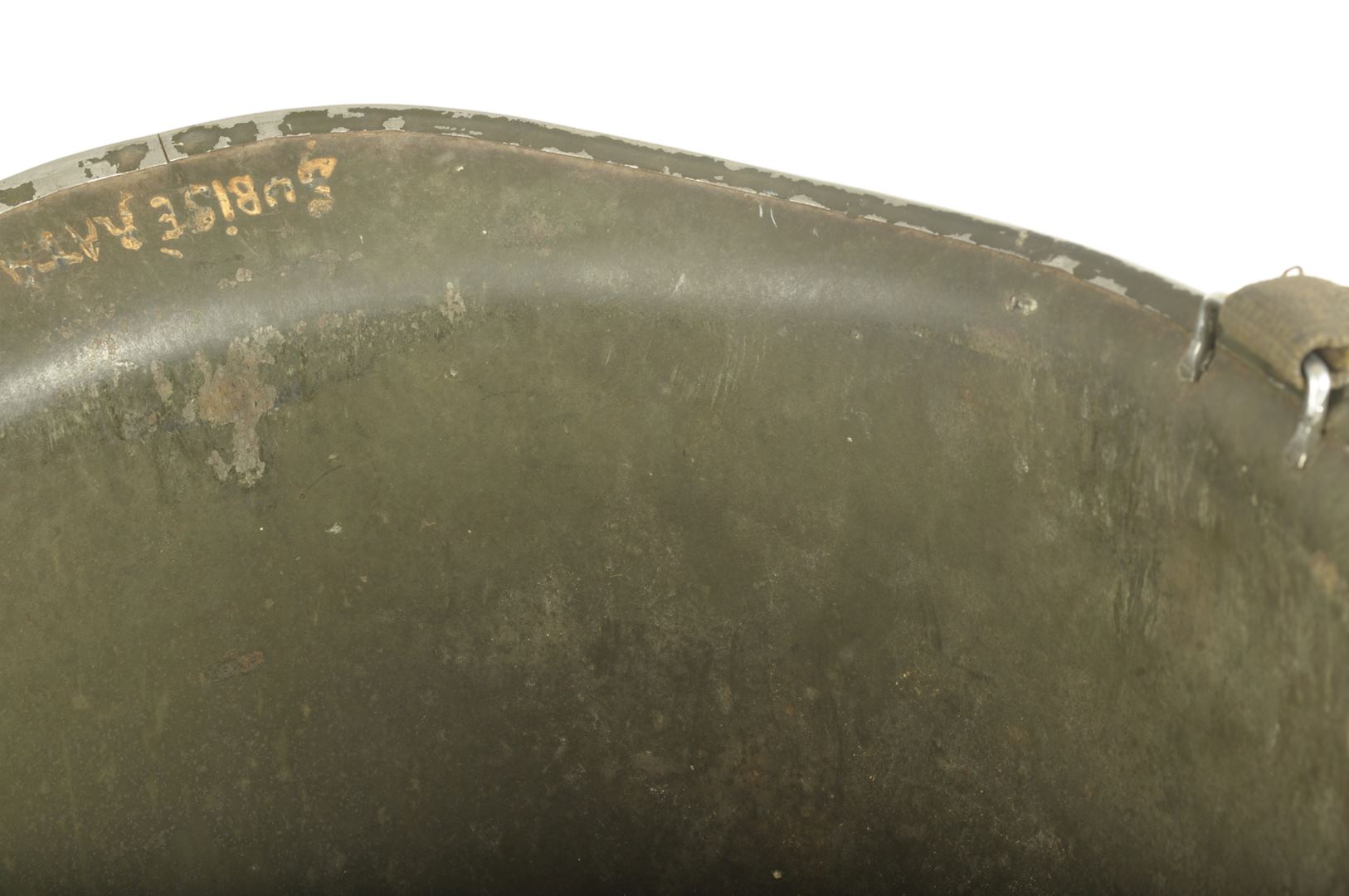 Casque US M1 pattes fixes Nominatif et son sous casque Firestone / Offemont