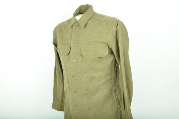 Chemise "moutarde" datée 1943 / taille 14 1/2 - 33
