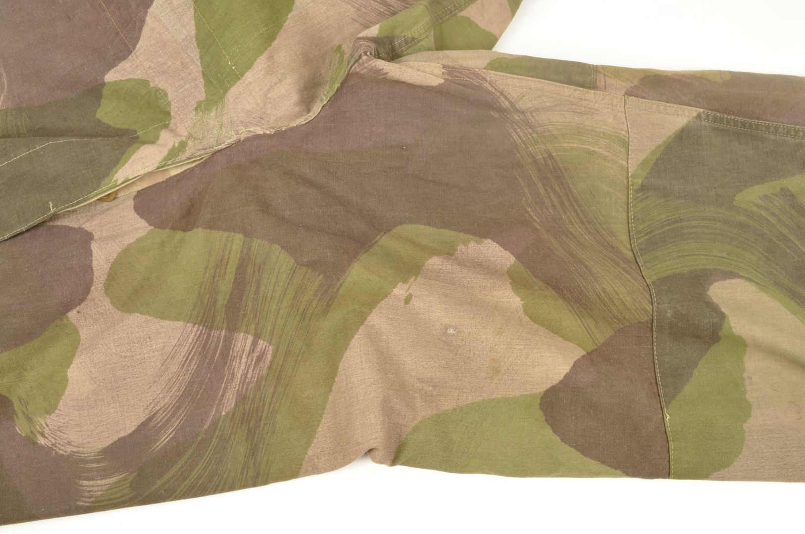 Pantalon camouflé Anglais Windproof daté 1943 modifié Extrême Orient