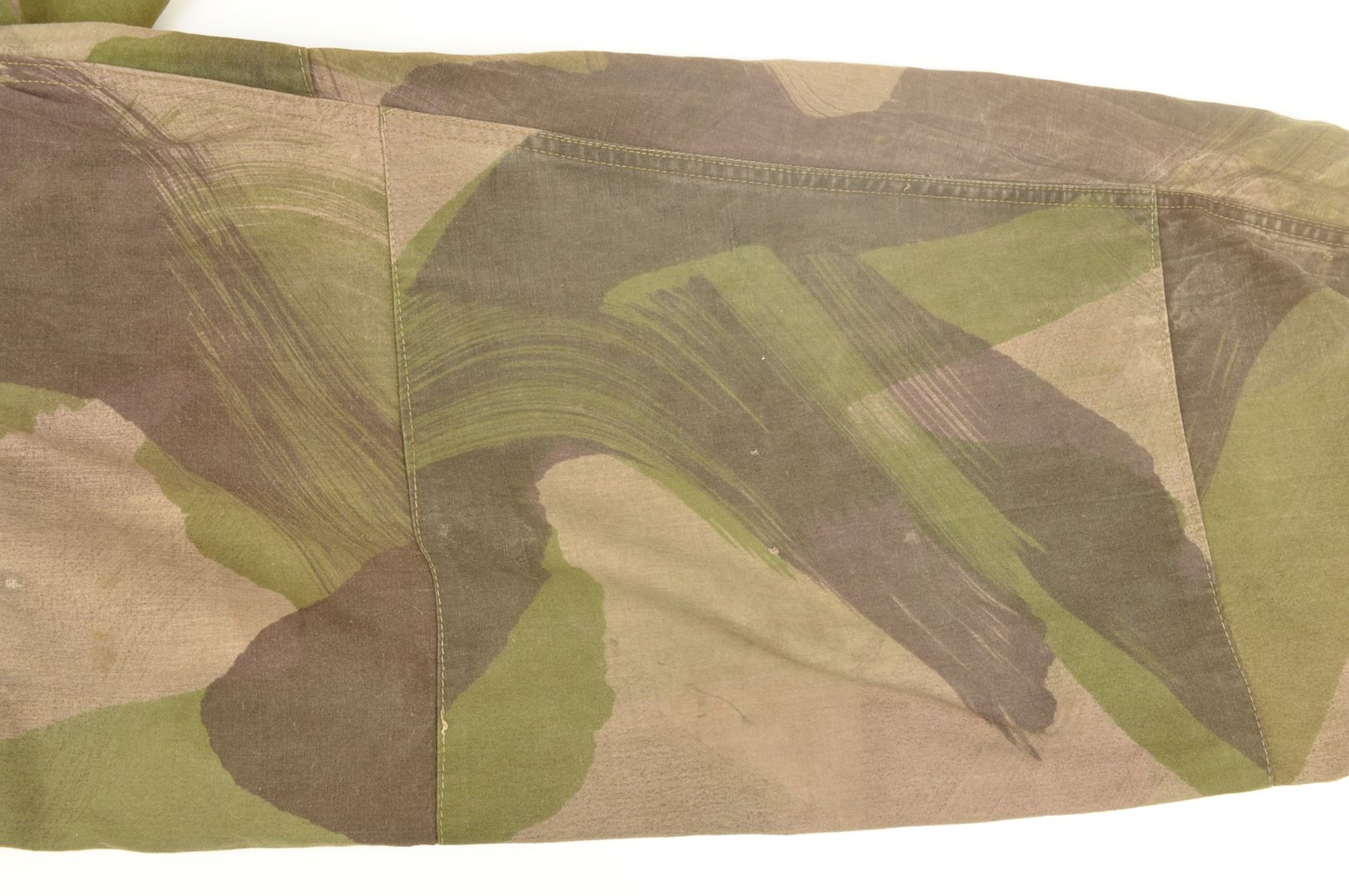 Pantalon camouflé Anglais Windproof daté 1943 modifié Extrême Orient