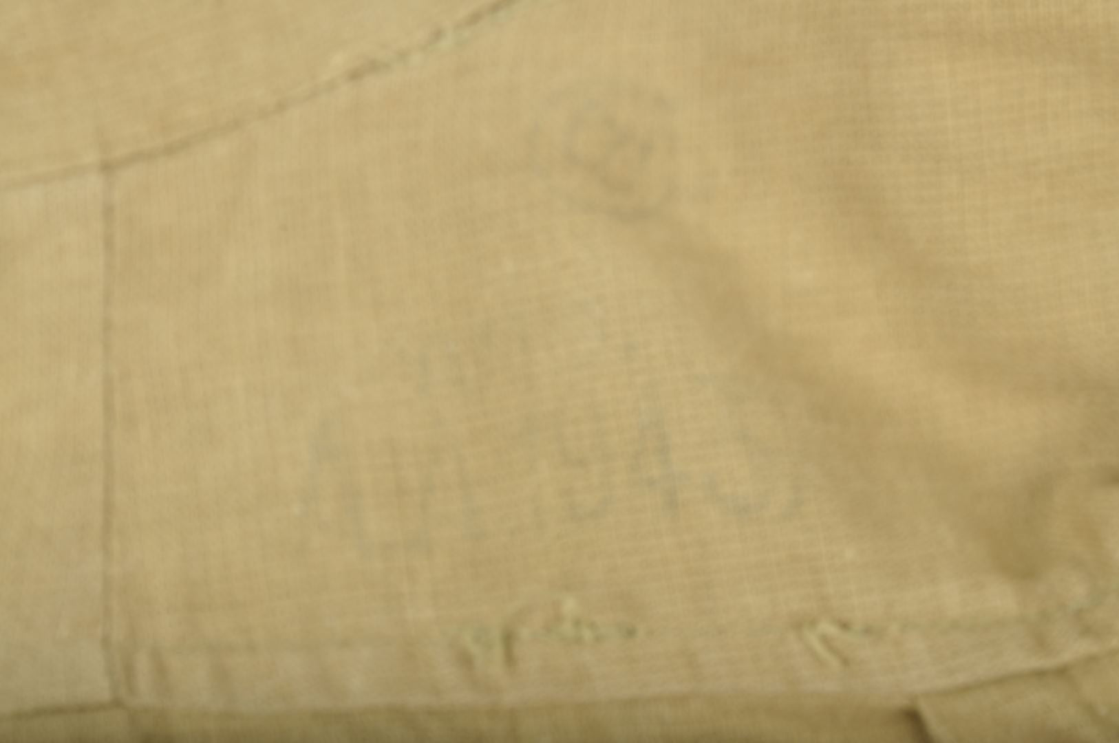 Vareuse tropicale "Bush Jacket" en Aertex datée 1943 / 43 RIC