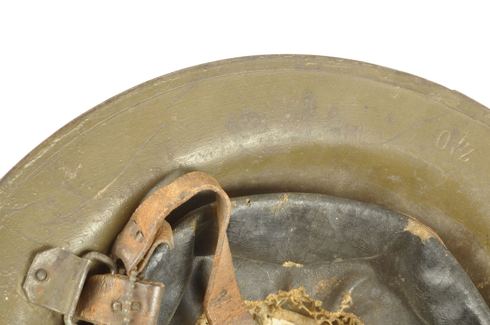 Casque US 17  78th infantry division / Nominatif et identifié