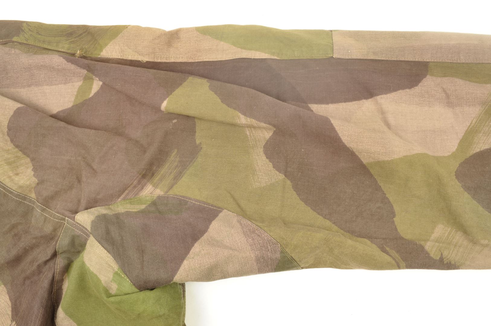 Pantalon camouflé Anglais Windproof daté 1943 modifié Extrême Orient