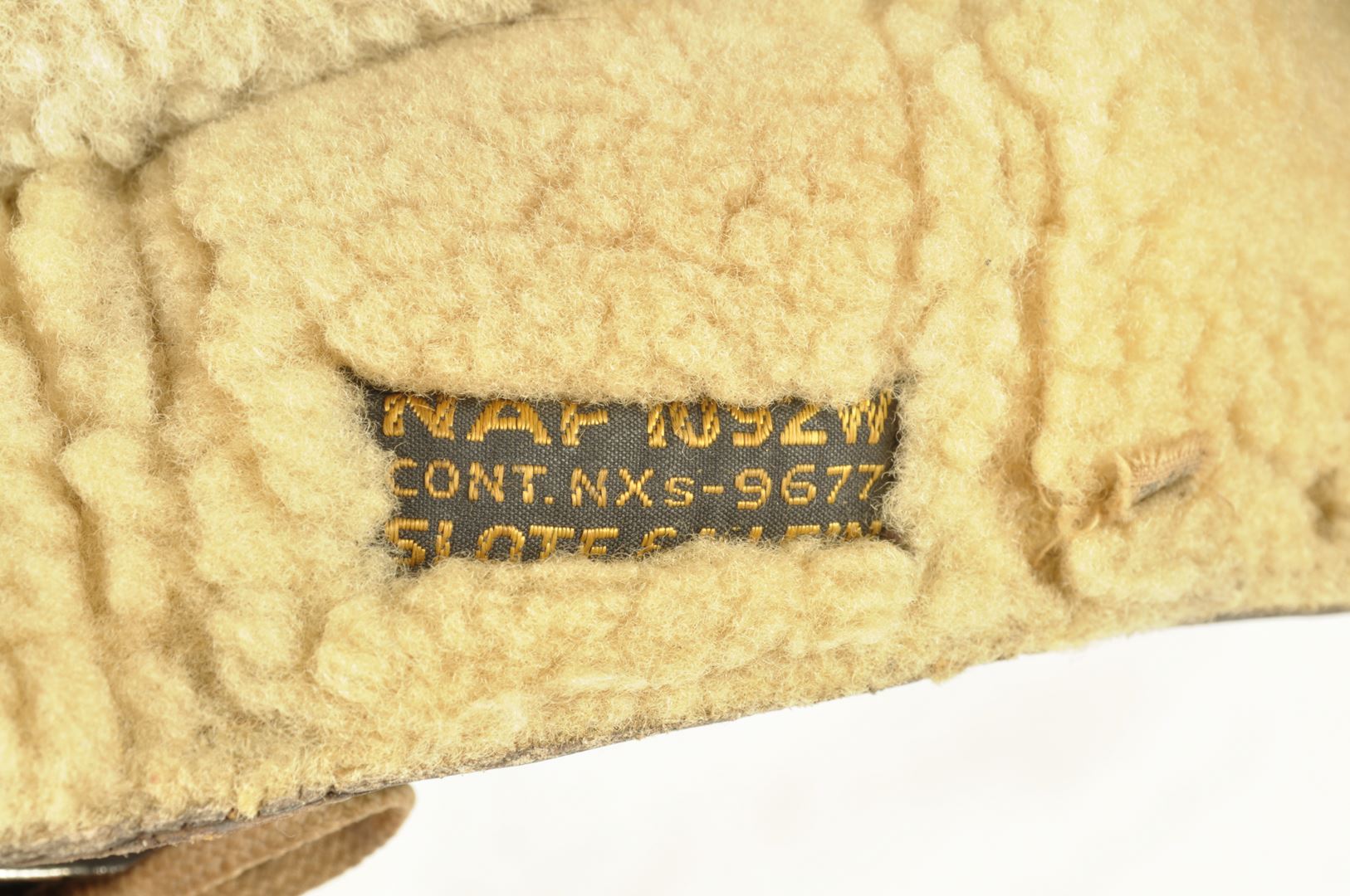 Serre-Tête / Bonnet Cuir NAF-1092 NOMINATIF / USN / Paramarines USMC