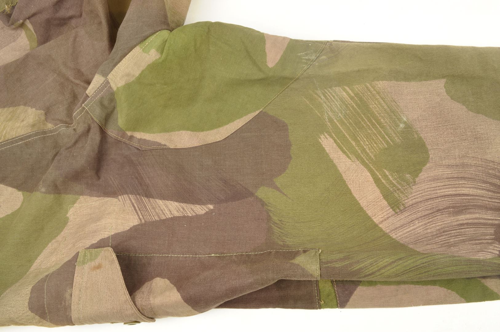 Pantalon camouflé Anglais Windproof daté 1943 modifié Extrême Orient