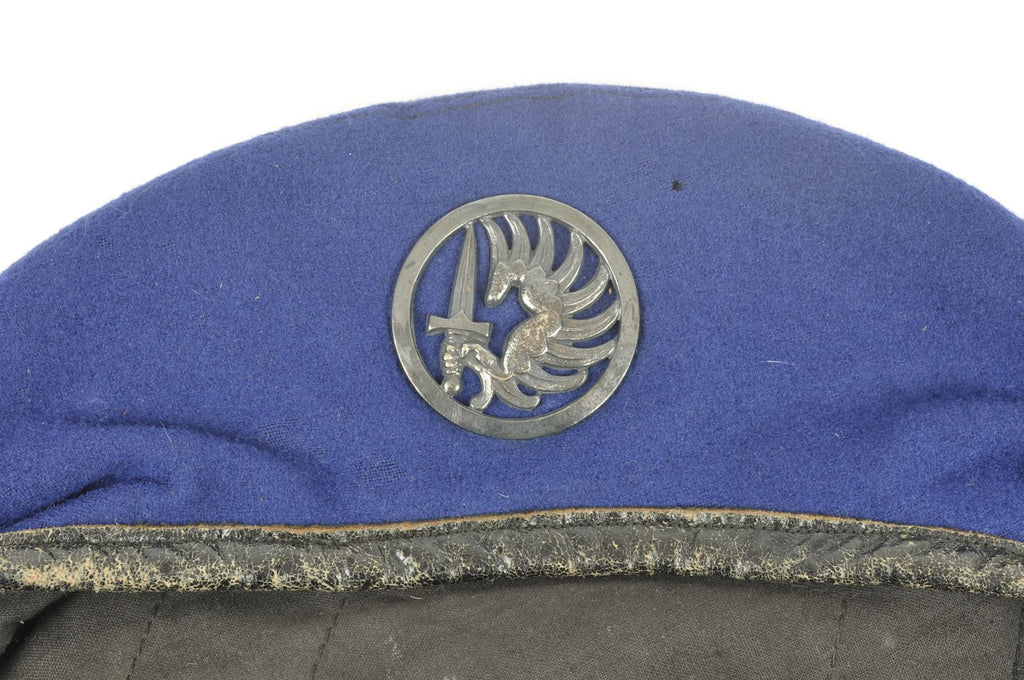 Béret bleu Roy Réglementaire en 3 parties / Parachutistes métropolitains