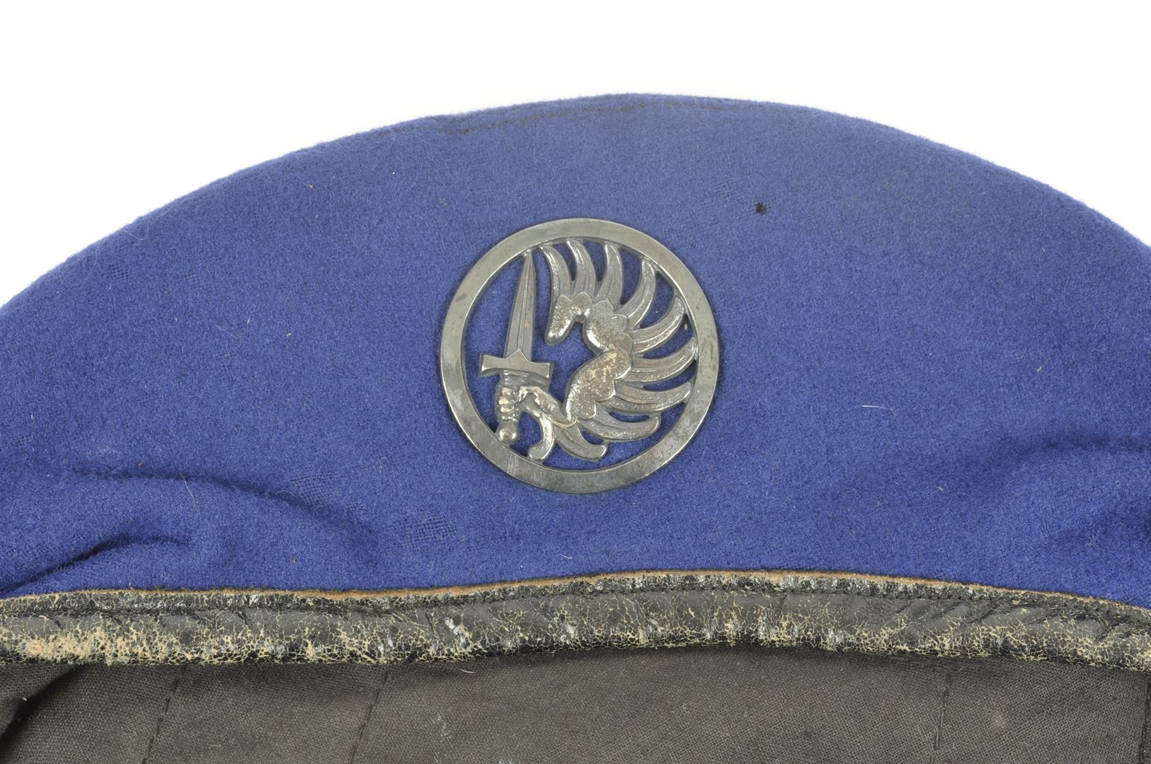 Béret bleu Roy Réglementaire en 3 parties / Parachutistes métropolitains