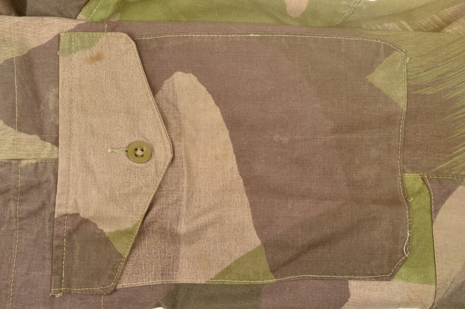 Pantalon camouflé Anglais Windproof daté 1943 modifié Extrême Orient