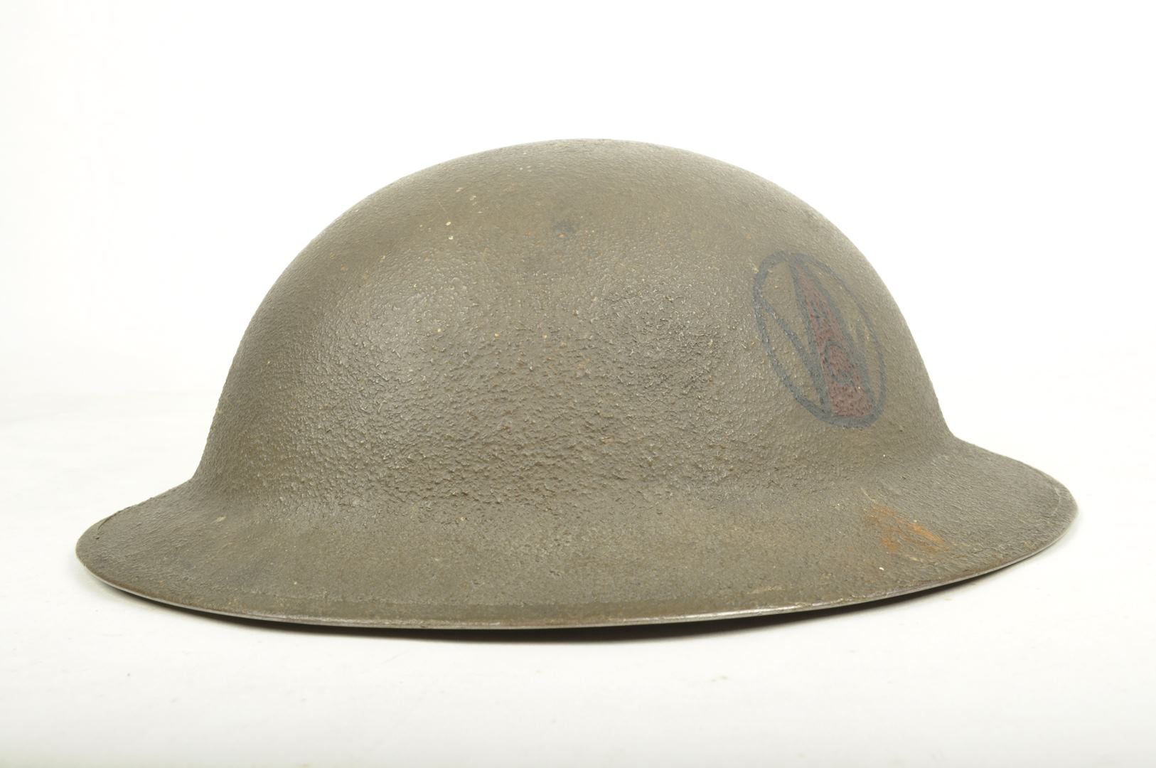 Casque US 17 / double insignes 89th Division Artillery Headquarters