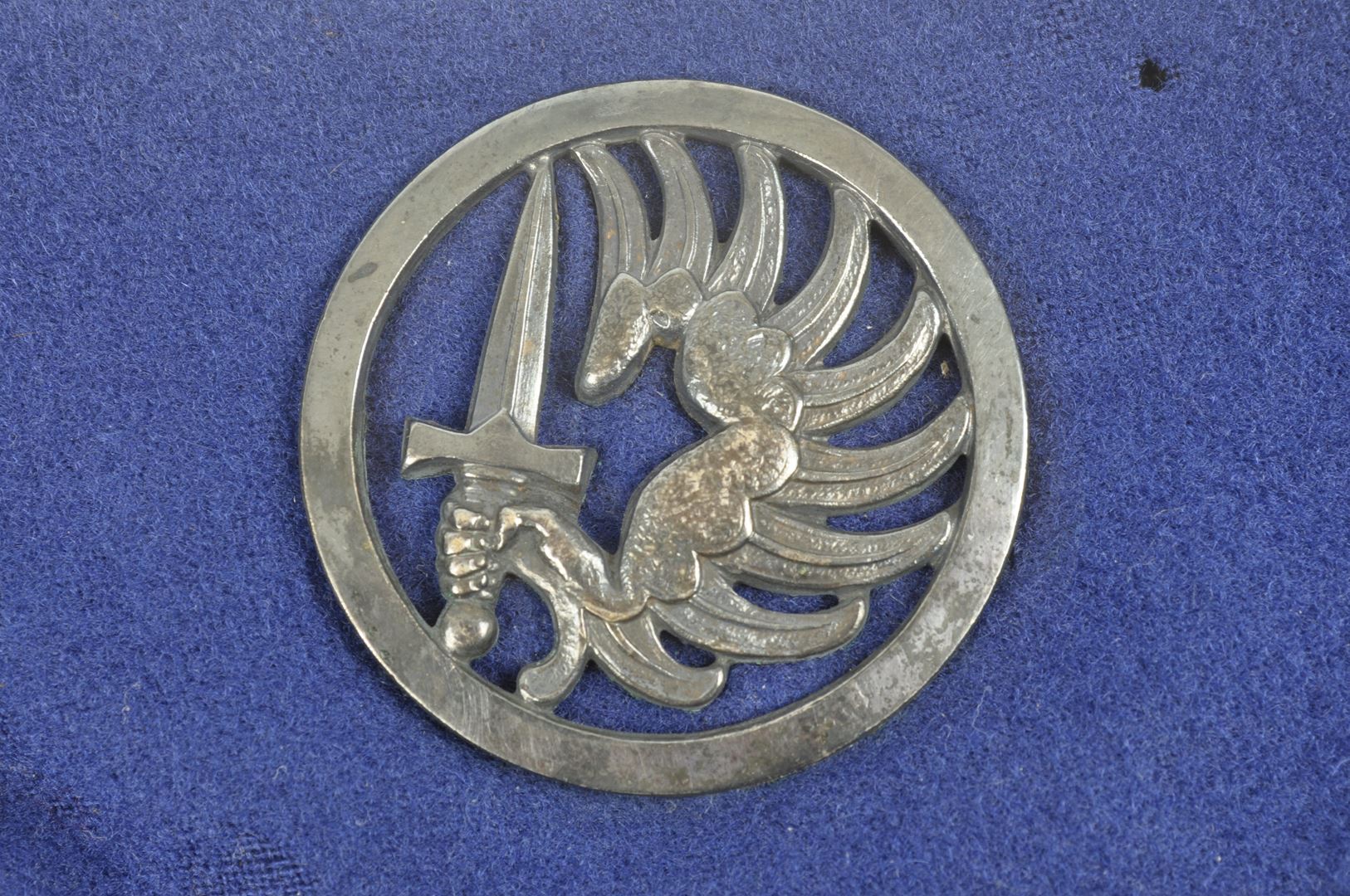 Béret bleu Roy Réglementaire en 3 parties / Parachutistes métropolitains