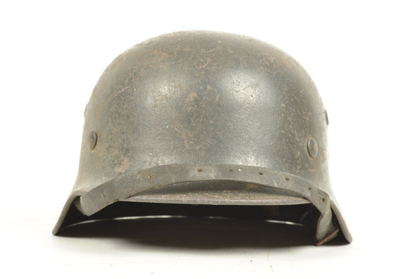 Casque allemand HEER modèle 40 Nominatif sorti de grenier