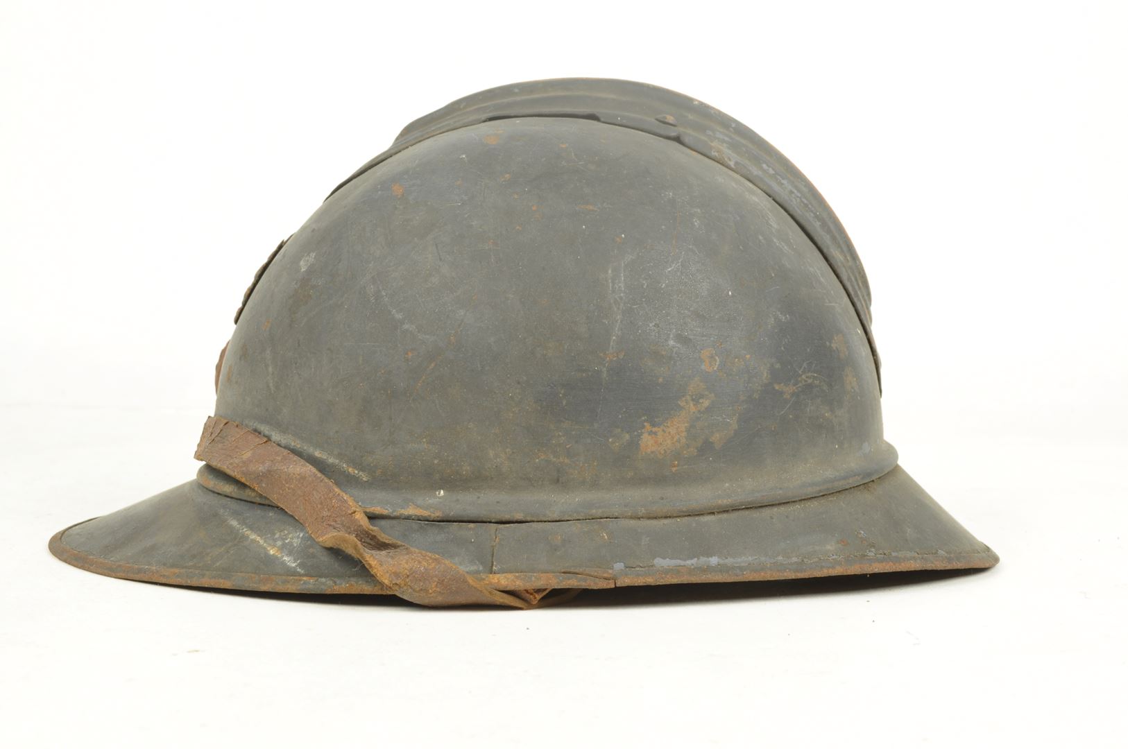 Casque Adrian d'Infanterie modèle 1915 sorti de grenier / Nominatif
