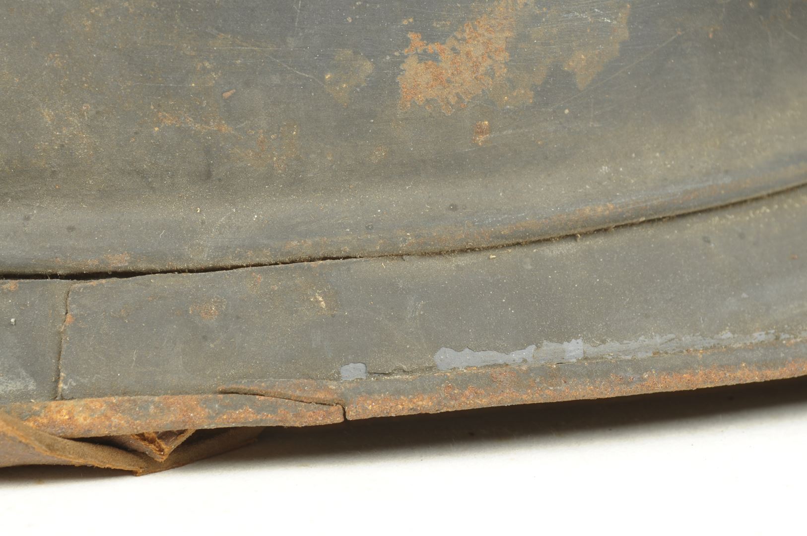 Casque Adrian d'Infanterie modèle 1915 sorti de grenier / Nominatif