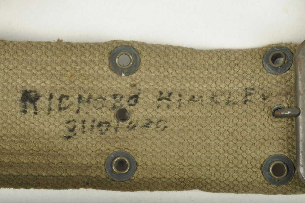 Ceinturon US M36 identifié / Medical Detachment 45th Infantry Division