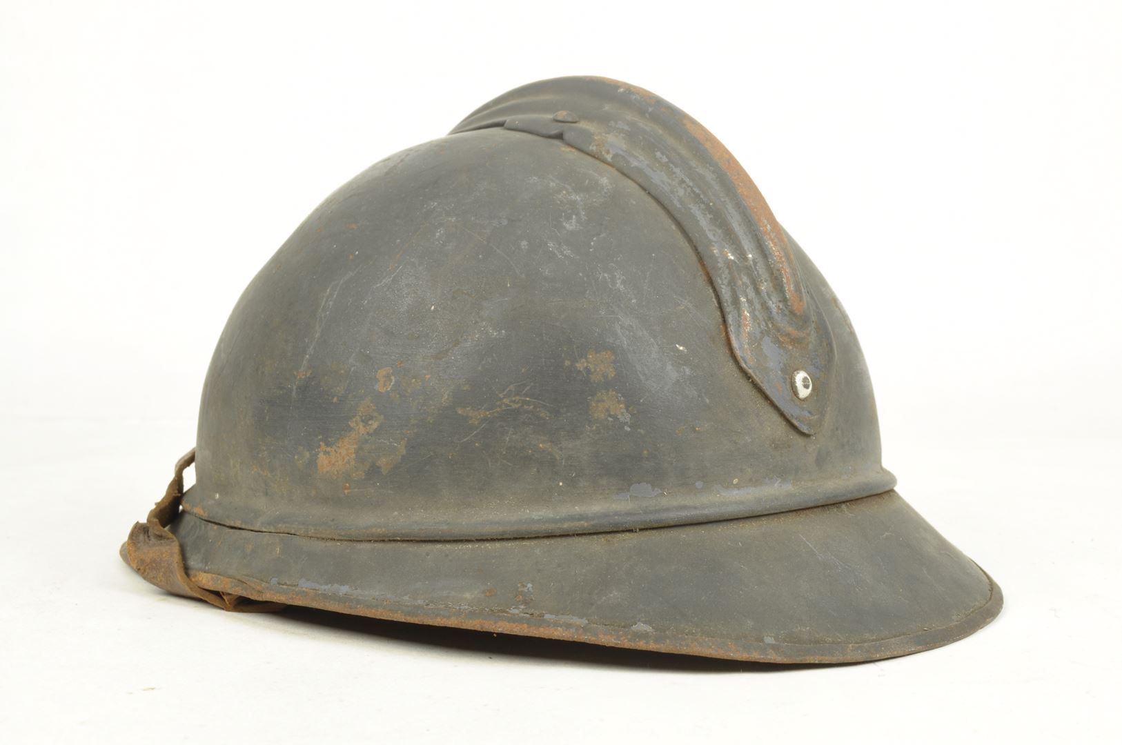 Casque Adrian d'Infanterie modèle 1915 sorti de grenier / Nominatif