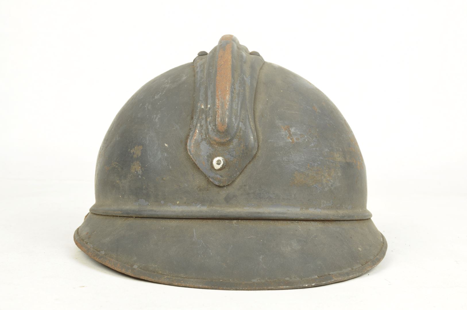 Casque Adrian d'Infanterie modèle 1915 sorti de grenier / Nominatif