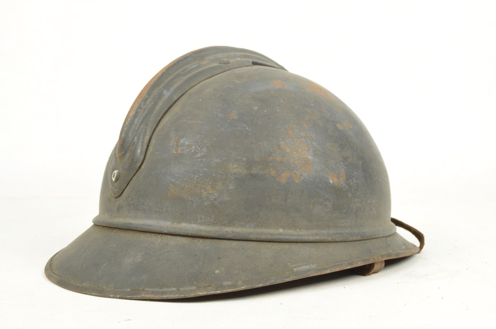 Casque Adrian d'Infanterie modèle 1915 sorti de grenier / Nominatif