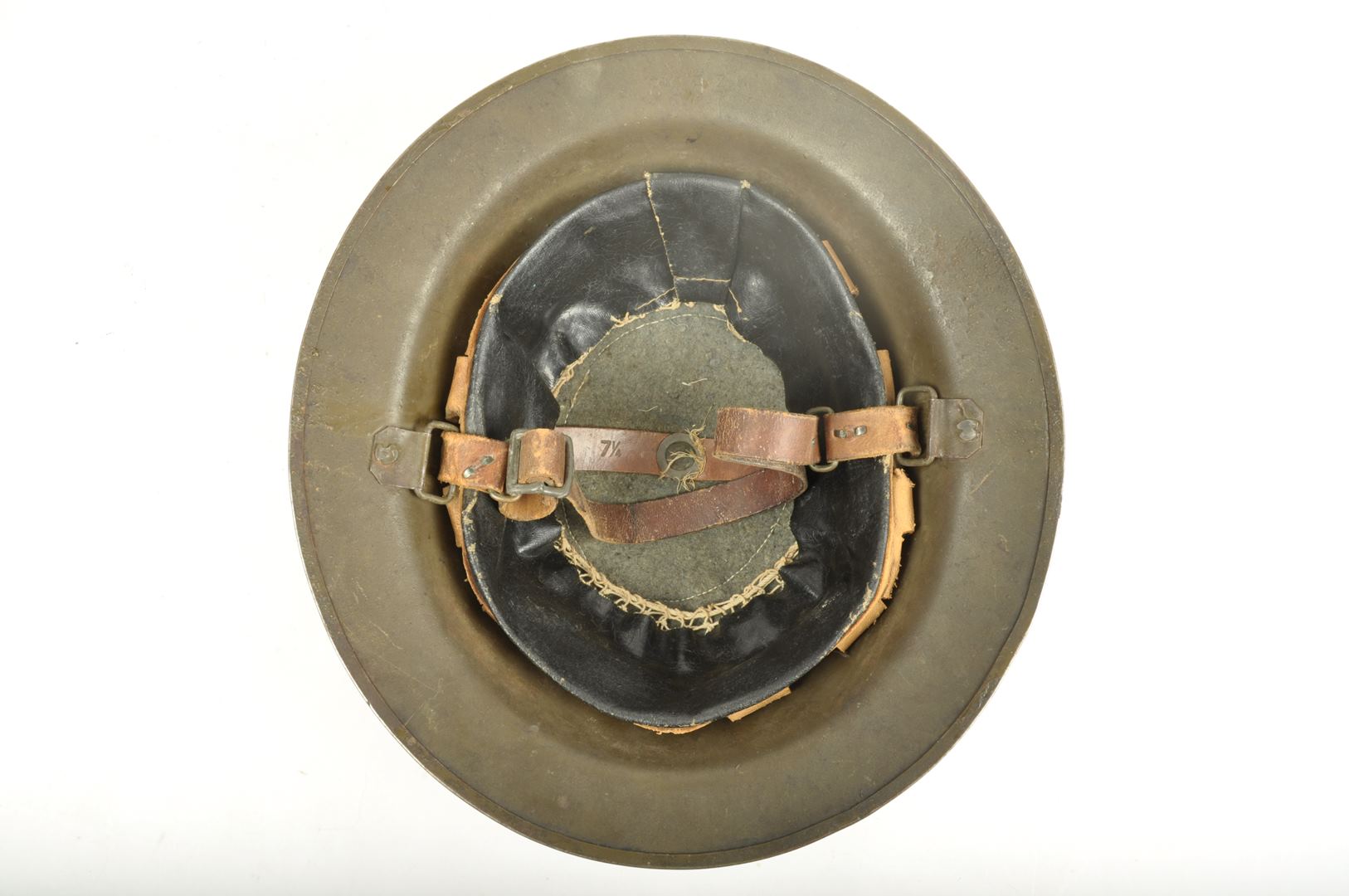 Casque US 17 / double insignes 89th Division Artillery Headquarters
