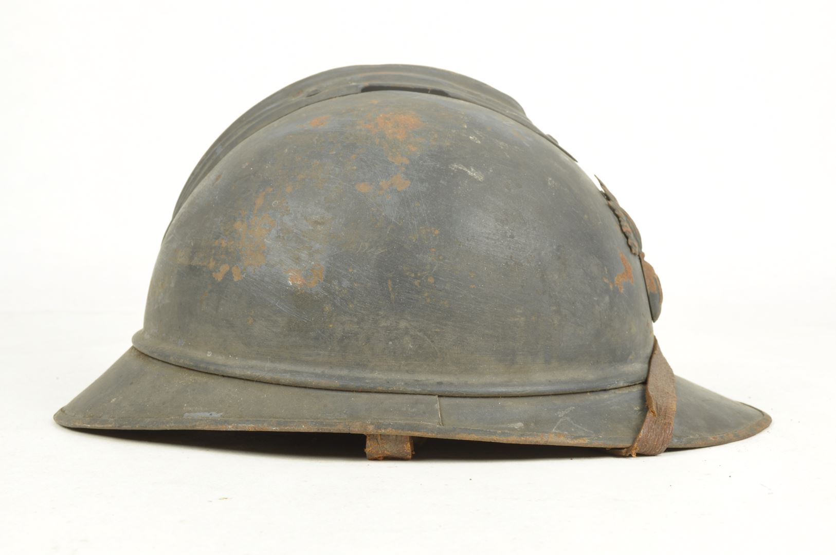 Casque Adrian d'Infanterie modèle 1915 sorti de grenier / Nominatif