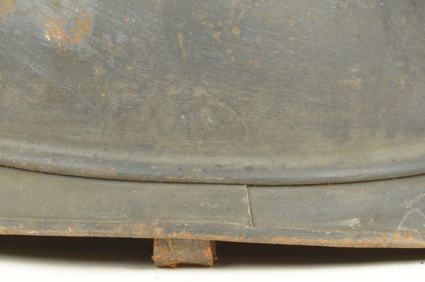Casque Adrian d'Infanterie modèle 1915 sorti de grenier / Nominatif