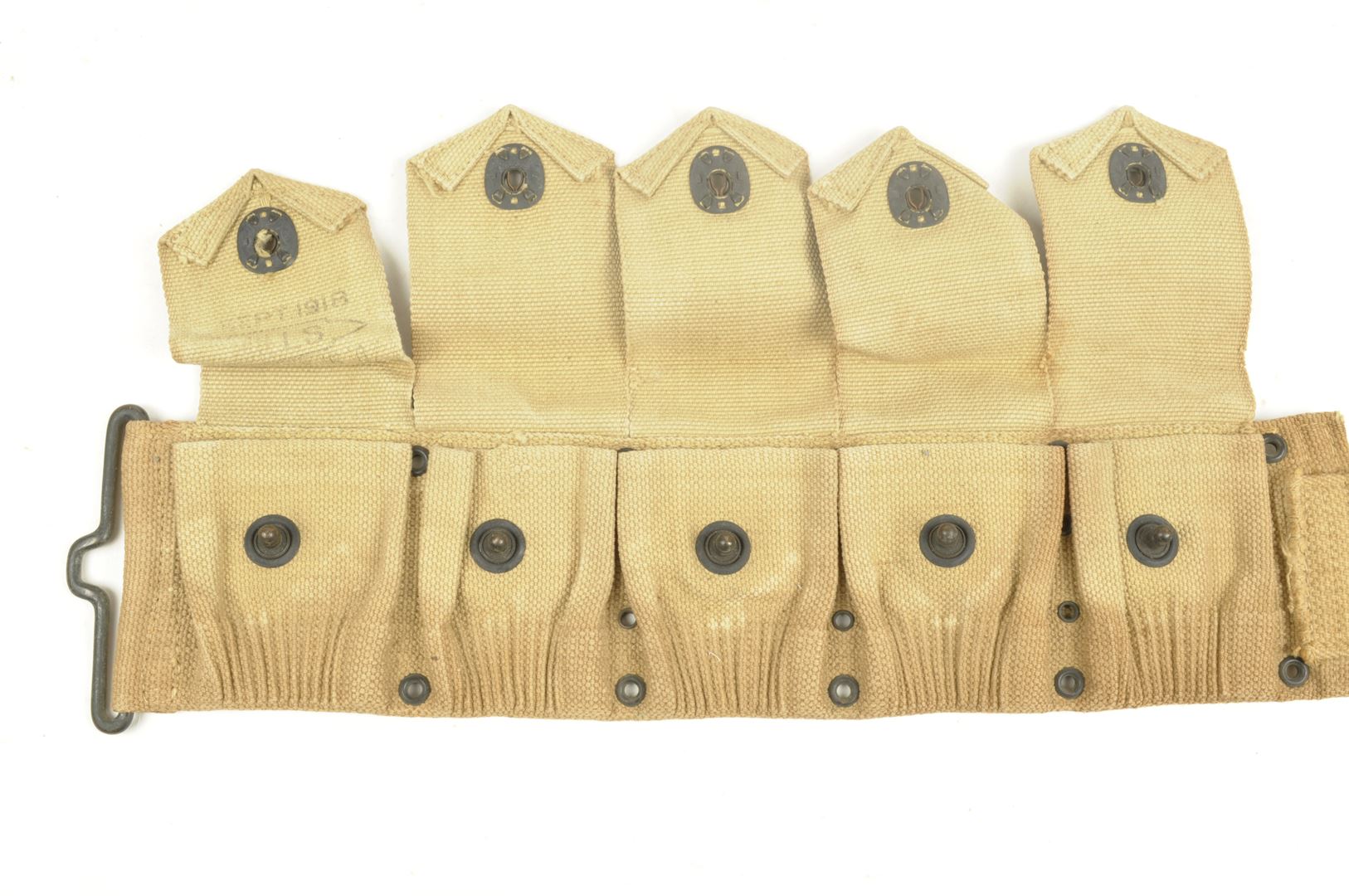 Ceinturon MILLS 1918 identifié / USMC 3rd Division 1942