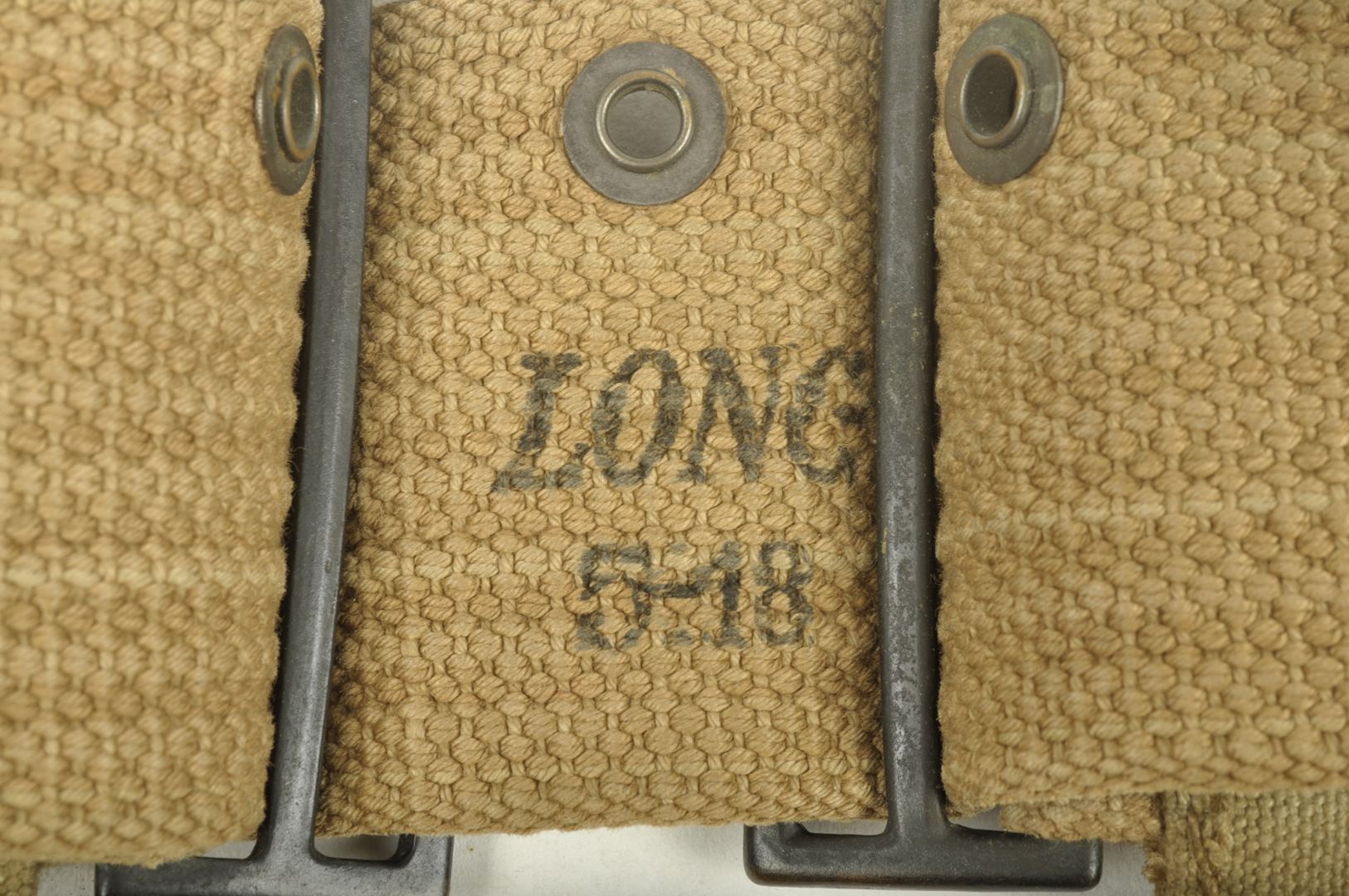 Ceinturon Springfield M-1917 "LONG 18" / ETAT NEUF DE STOCK
