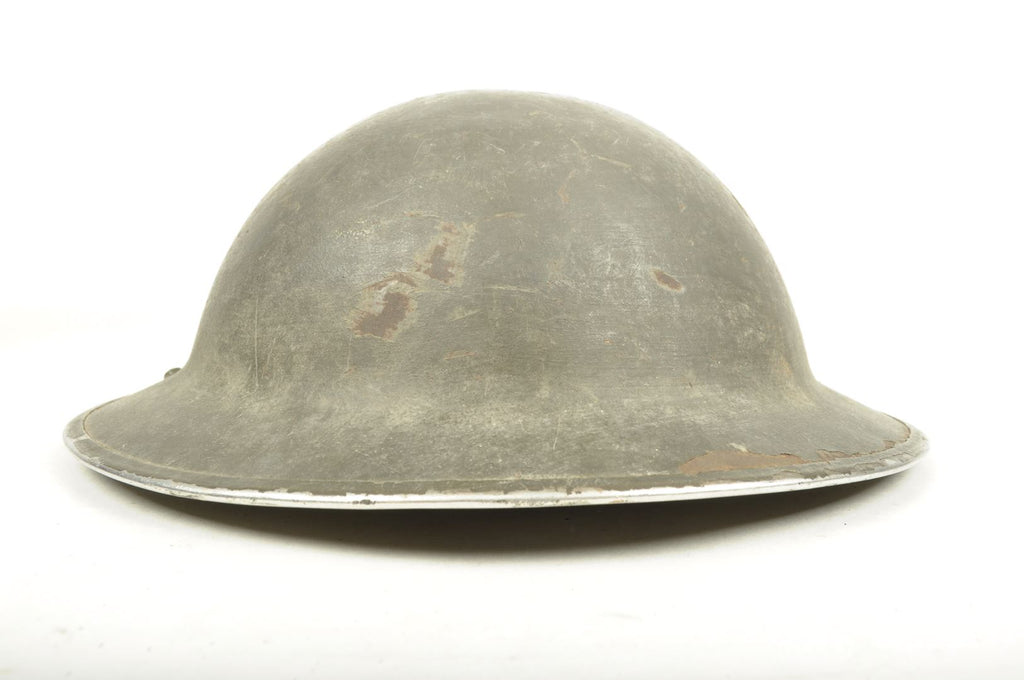 Casque Britannique MKII daté 1940 Nominatif / Pont-Audemer