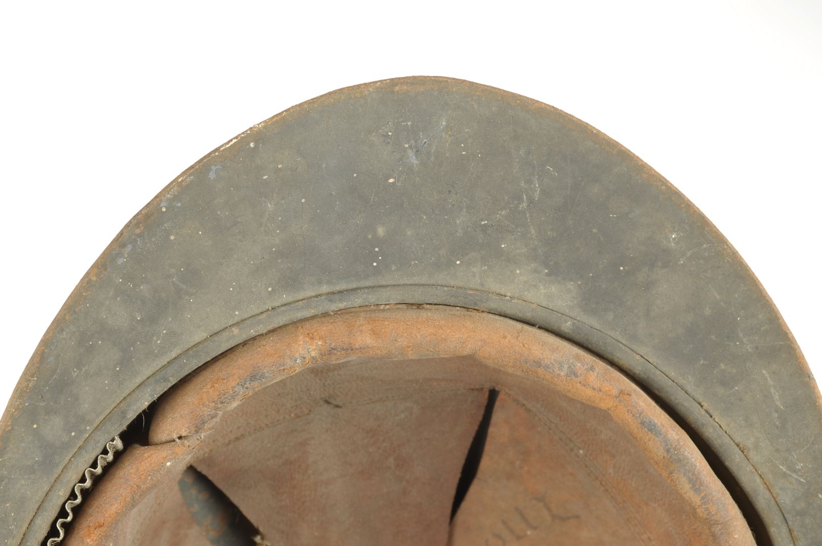 Casque Adrian d'Infanterie modèle 1915 sorti de grenier / Nominatif
