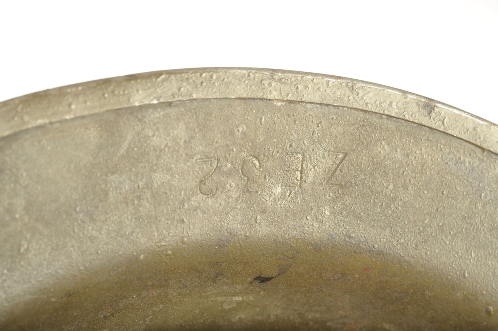 Casque US 17 / double insignes 89th Division Artillery Headquarters