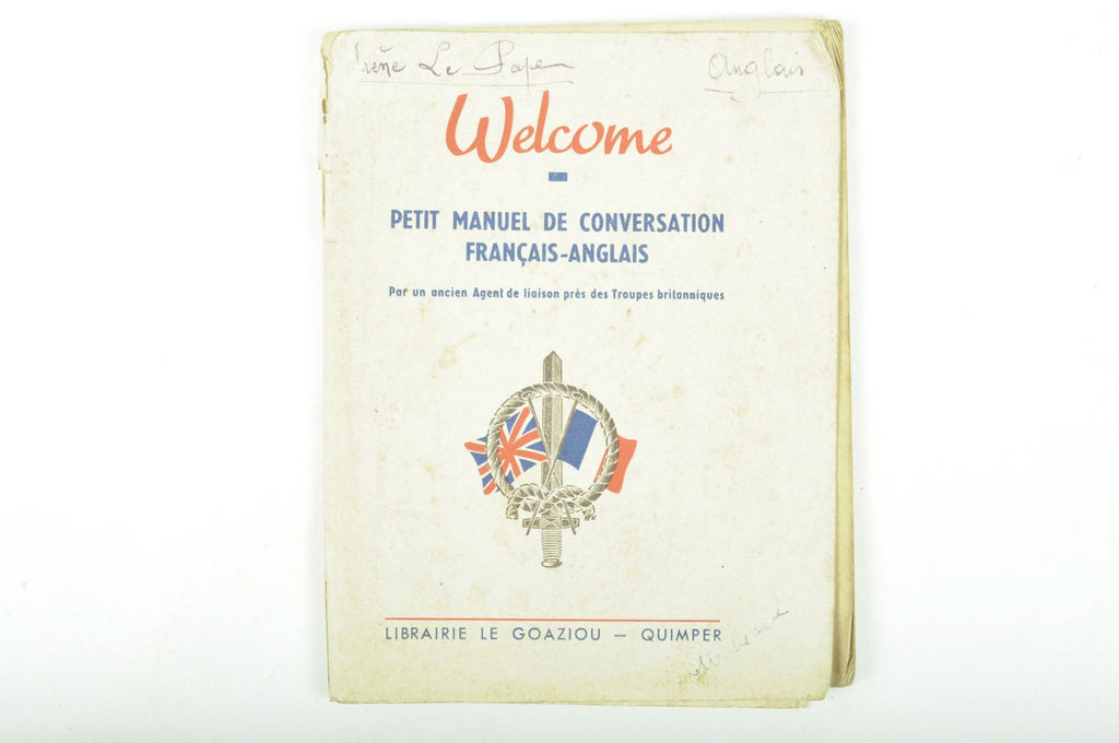 Manuel de Conversation Français Anglais / Mission Militaire de Liaison Franco Britannique