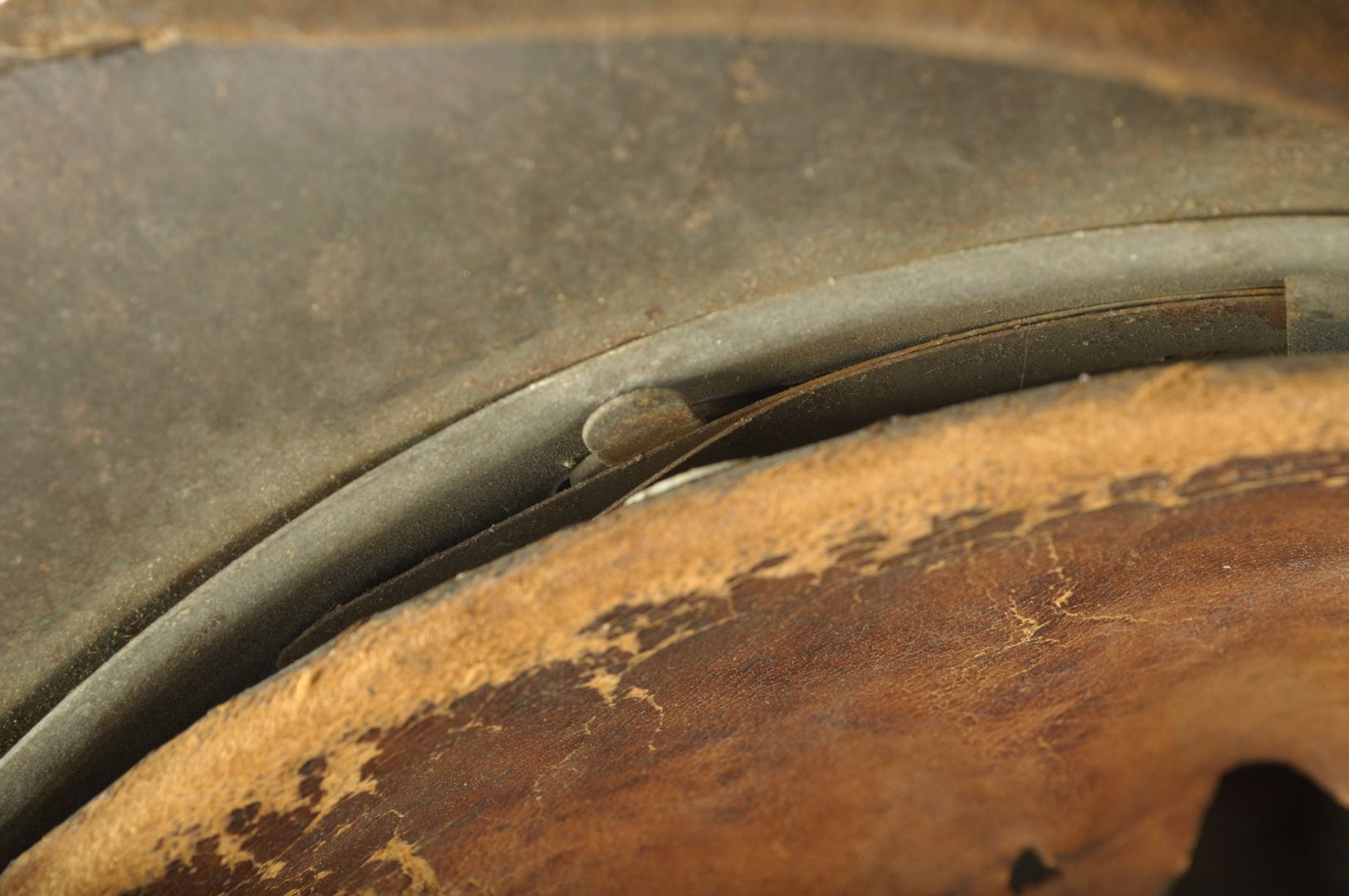 Casque Allemand modèle 42 Nominatif d'un Obergefreiter / fabricant EF62