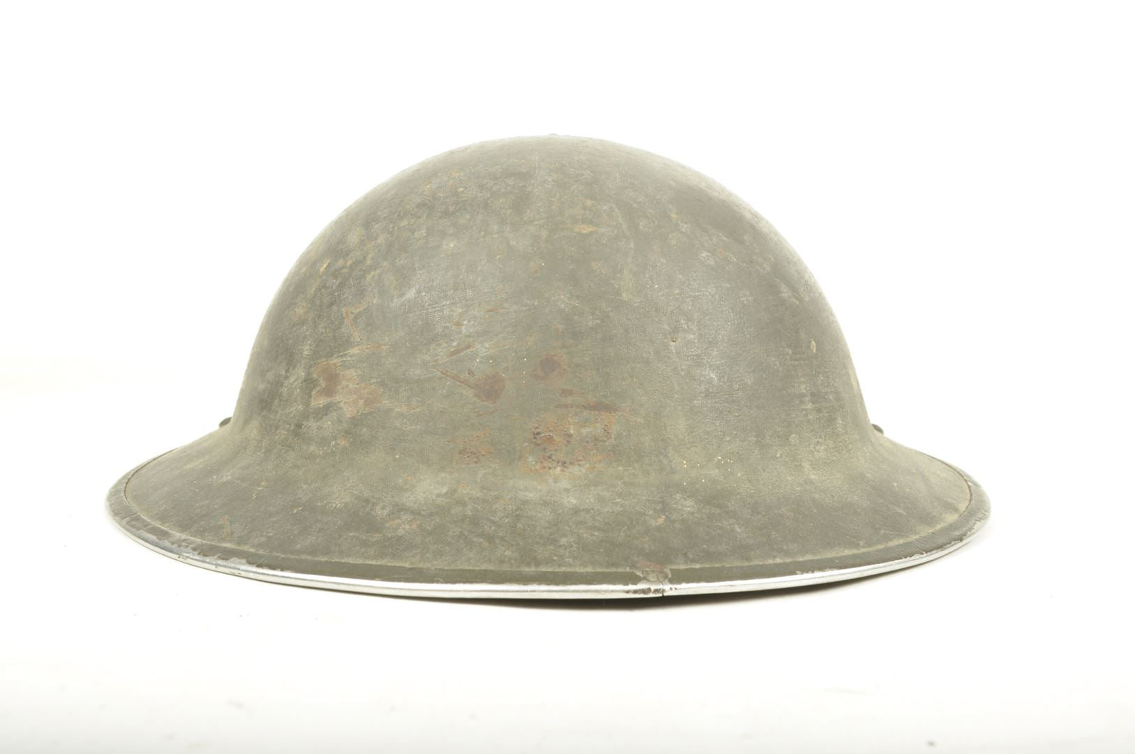 Casque Britannique MKII daté 1940 Nominatif / Pont-Audemer