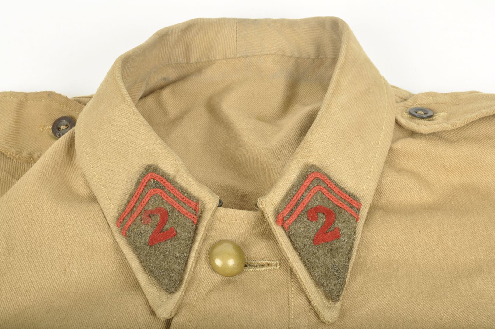 Ensemble "troupe" du 2ième Régiment de Zouaves daté 1939