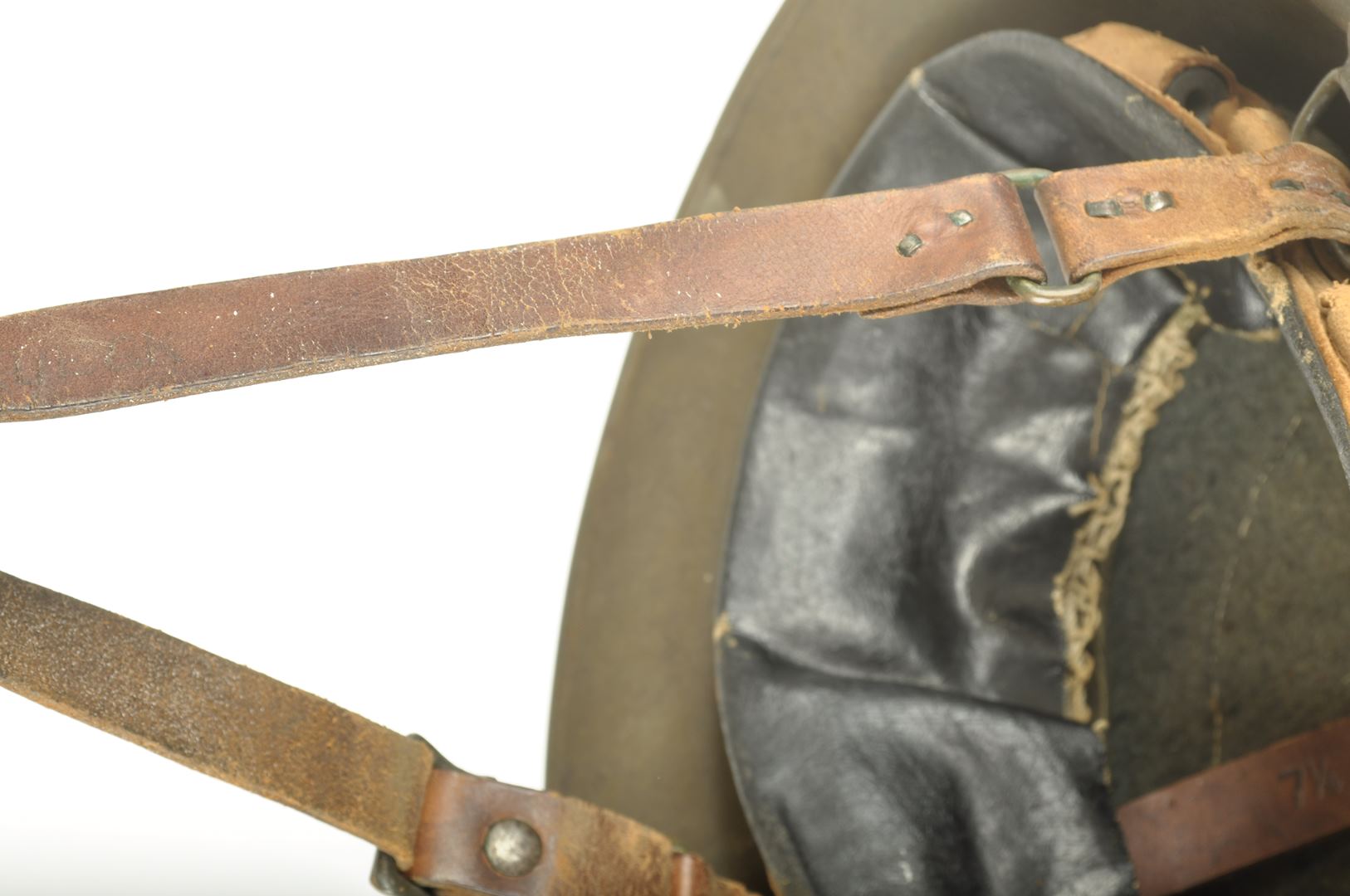 Casque US 17 / double insignes 89th Division Artillery Headquarters